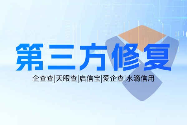 第三方平台：企查查|天眼查|水滴信用|爱企查|启信宝